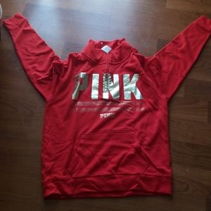 Victoria Secret Pink half zip top and leggings